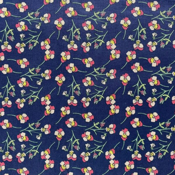主图-02 Cotton Poplin Floral Print Fabric – Country Style for Summer Dresses & DIY Sewing