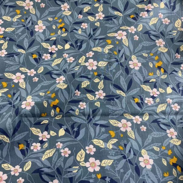 100% Cotton Summer Floral Printed Poplin Fabric — Soft & Breathable