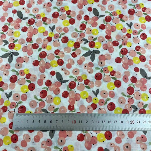 100% Cotton Printed Poplin Fabric — Small Floral Spring Summer Style