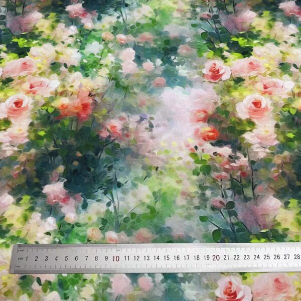 Combed Cotton Digital Printed Fabric – 60s High-Density Dress Material for Kids & Women