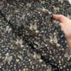 40s Cotton Poplin Reactive Print Fabric – Vintage Paisley Pattern for Shirts & DIY Crafts