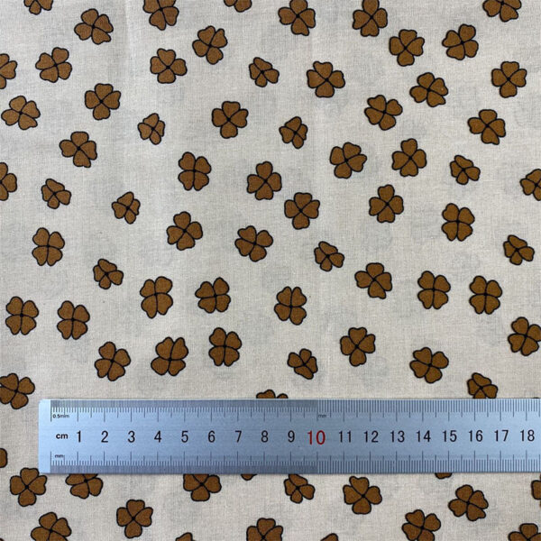 100% Cotton Clover Floral Poplin Fabric — DIY Shirts and Dresses Material