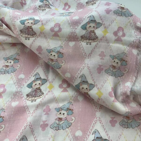 主图-03 Digital Printed Double Gauze Cotton Fabric – Korean INS Cartoon Design for Pajamas, Loungewear & Bedding
