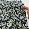 40s Cotton Poplin Floral Fabric – Countryside Bloom Print for Summer Sewing