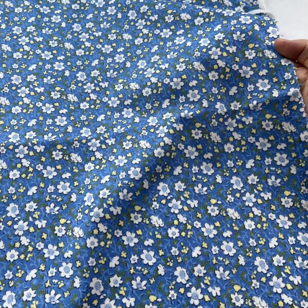 100% Cotton Countryside Floral Fabric — Spring/Summer DIY Sewing Material
