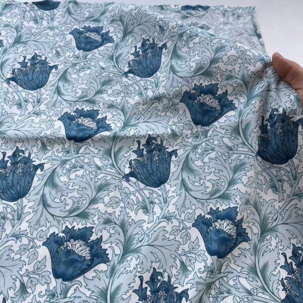 主图-03 100% Cotton Floral Printed Poplin Fabric — Spring DIY Sewing Material