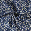 主图-03 Cotton Poplin Fabric with Little House Print – 60s Lightweight Dress & Pajama Material