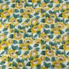 Sunflower Cotton Poplin Fabric – 100% Cotton Floral Print for Summer Dresses & Tops