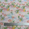 100% Cotton Digital Printed Fabric — Korean INS Bunny & Red Floral Design