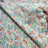 40s Reactive Printed Cotton Fabric — Floral Poplin for Dresses & DIY Crafts