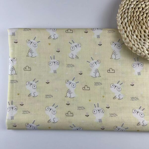 Cotton Digital Printed Double Gauze Fabric — Baby Cartoon Soft Touch