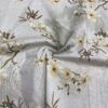 100% Cotton Digital Printed Fabric – Vintage Chinese Landscape Floral Pattern