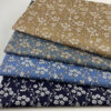 100% Cotton Floral Print Fabric — Chinese Style Cotton Linen Look