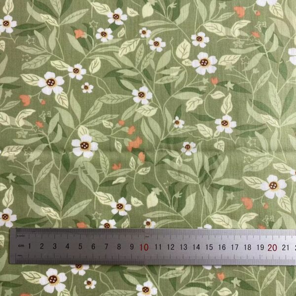 100% Cotton Summer Floral Printed Poplin Fabric — Soft & Breathable
