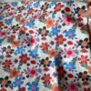 100% Cotton Printed Poplin Fabric — Small Floral Shirt & Dress Material
