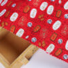 100% Cotton Japanese Style Woven Fabric — Gold Printed Lucky Pattern