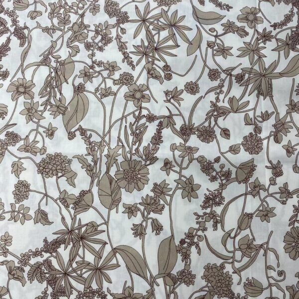 Cotton Poplin Printed Fabric — Vintage Pastoral Style for Kids & Adults