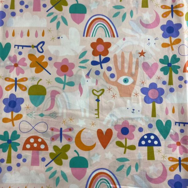 主图-04 100% Cotton Cartoon Print Poplin Fabric — Kids & Women’s Apparel Material