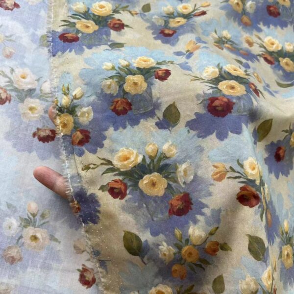 主图-04 Premium 60s Cotton Poplin Digital Print Fabric — Soft High-Density Cotton for Fashion Dresses & Kidswear
