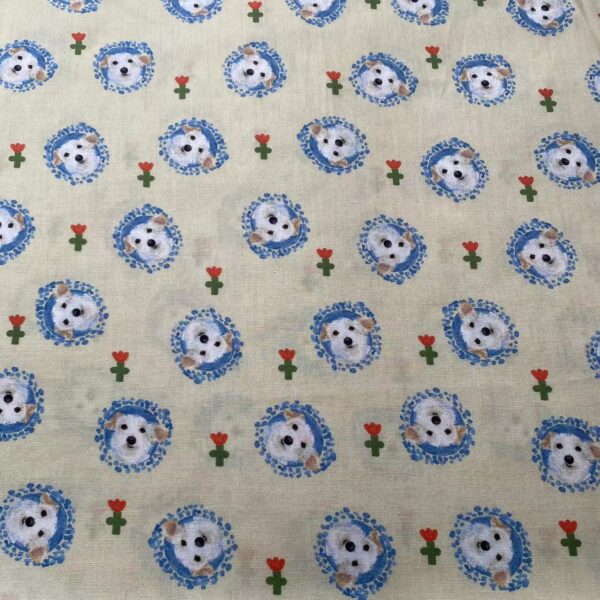 Cotton Digital Printed Fabric – Korean INS Cartoon Style DIY Kids Sewing Cloth