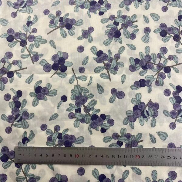 Spring Summer Small Floral Cotton Poplin Fabric — Lightweight Printed Fabric for Dresses, Kidswear & Anti-Mosquito Pants