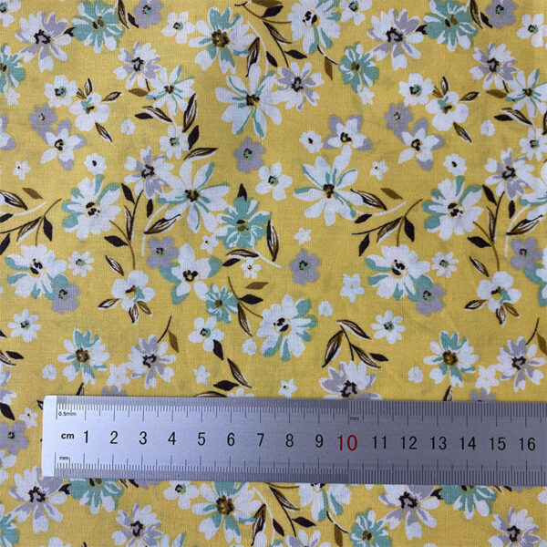 主图-04 Japanese-Style Small Floral Cotton Fabric – 100% Cotton Poplin for Bedding & DIY