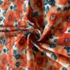 Poplin Cotton Printed Fabric – Lightweight Floral Cloth for Summer Dresses