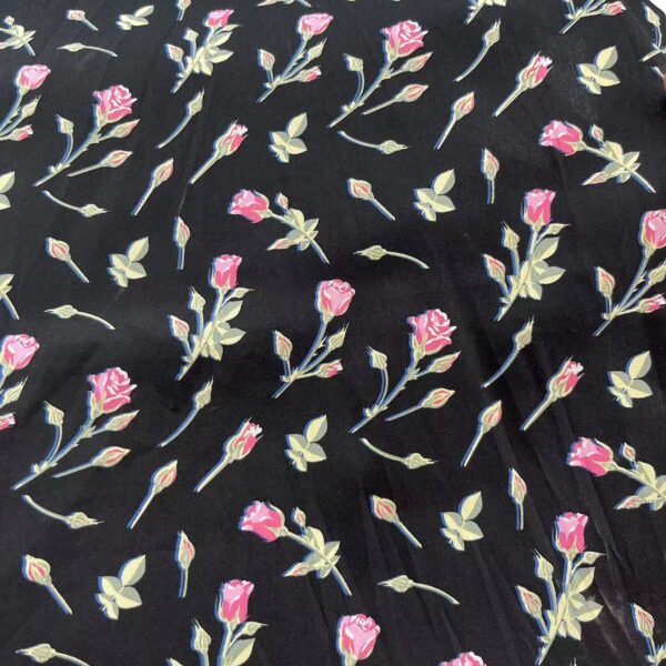 40s Cotton Poplin Floral Fabric – Country Style Print for DIY & Apparel