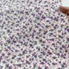 40s Cotton Poplin Fabric – Fresh Floral Print for Summer DIY Sewing