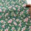 40s Cotton Poplin Floral Fabric – Countryside Bloom Print for Summer Sewing