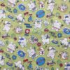60s Cotton Poplin Cartoon Print Fabric – Kids Shirt & Pajama Material