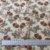 French Country Style Brushed Cotton Fabric – Soft Warm Floral Print for Jackets, Homewear & Crafts