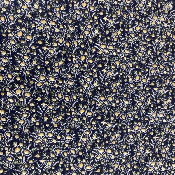 High-Density Brushed Cotton Floral Fabric – Thick Cotton for Kidswear & Autumn Clothing