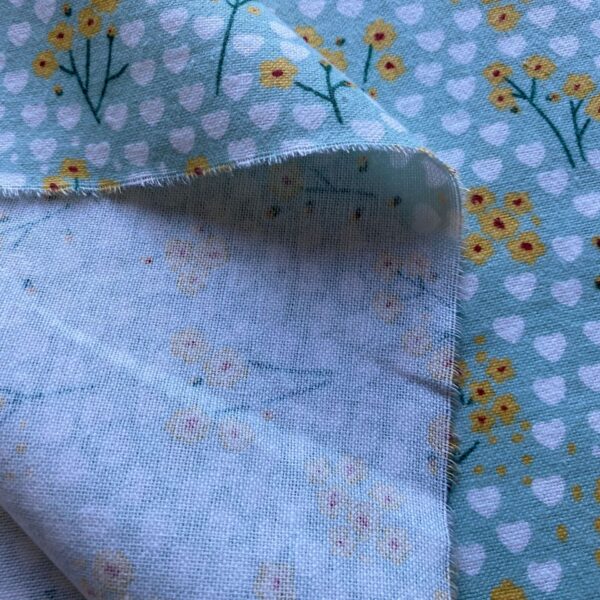 Printed Flannel Brushed Cotton Fabric – Thick Floral Cotton for Jackets & Scarves