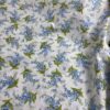 Vintage Floral Cotton Poplin Fabric – 100% Cotton Reactive Print Material for Dresses & Shirts