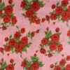 Rose Floral Printed Cotton Fabric – 100% Cotton Poplin for Dresses, Kidswear & Homewear
