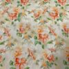Cotton Digital Printed Fabric — Combed Cotton Retro Floral Dress Material
