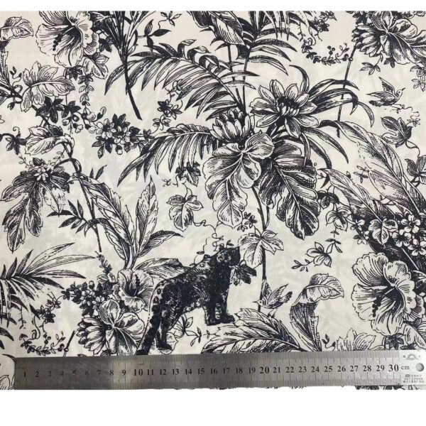 100% Cotton Digital Printed Fabric – High-Density Combed Poplin for Shirts