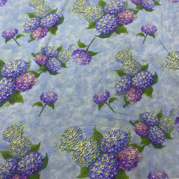 Cotton Digital Printed Fabric 3D Oil Painting Countryside – Kids & Women Dress Material