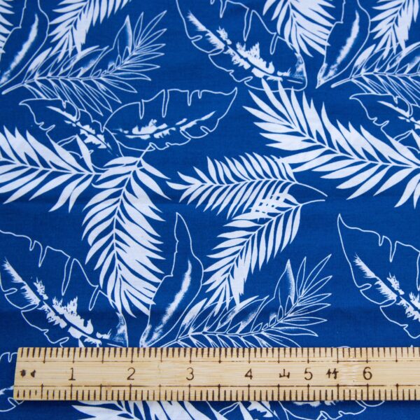 100% Cotton Printed Lawn Fabric — Summer Beach Floral Material