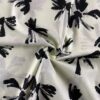 100% Cotton Black & White Butterfly Poplin Fabric — Kids & Women Apparel