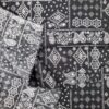 100% Cotton Paisley Poplin Fabric — Classic Bandana Shirt & Dress Material