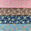 Cotton Poplin Countryside Floral Print Fabric — 100% Cotton for Shirts, Bags & DIY Sewing