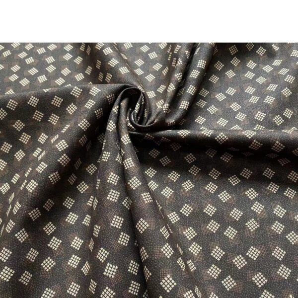 Vintage Cotton Poplin Print Fabric – Men’s Shirt Fabric with Active Dye