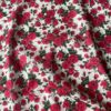 Pastoral Rose Wreath Digital Print 100% Cotton Fabric — Dresses, Kidswear & DIY