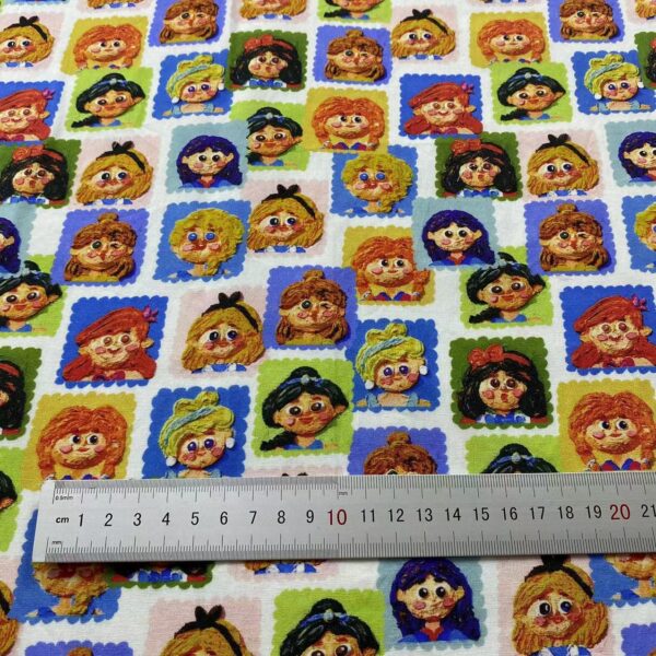 3D Oil-Painting Cartoon Portrait Cotton Fabric — Kids, Women & Menwear