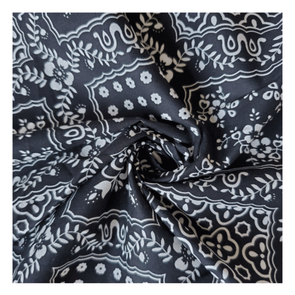 100% Cotton Printed Lawn Fabric — Summer Handkerchief & DIY Material