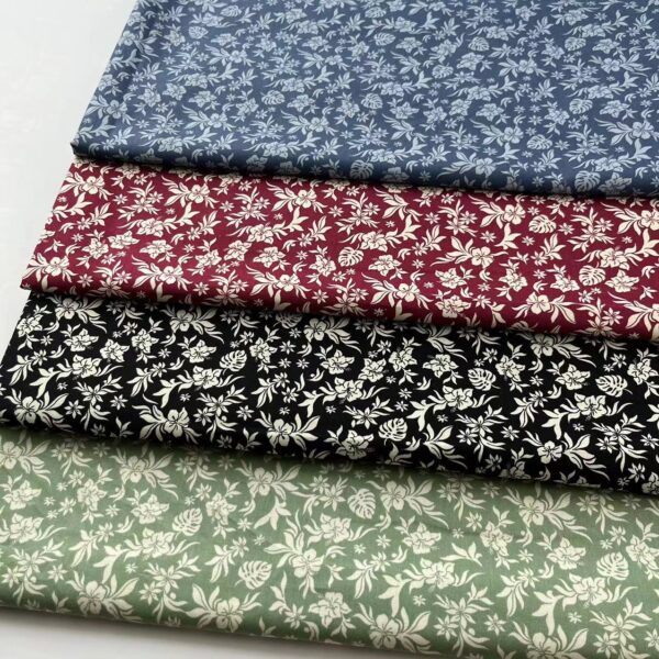 主图-05 40s Cotton Poplin Floral Fabric – Country Style Print for DIY & Apparel