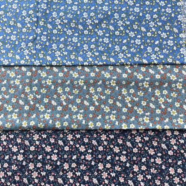 100% Cotton Countryside Floral Fabric — Spring/Summer DIY Sewing Material