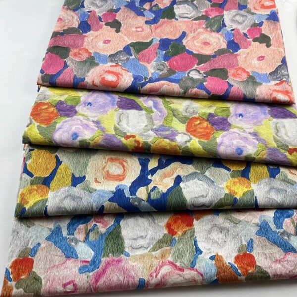 Fine Cotton Digital Printed Poplin Fabric – Soft Luxury Shirting Cloth